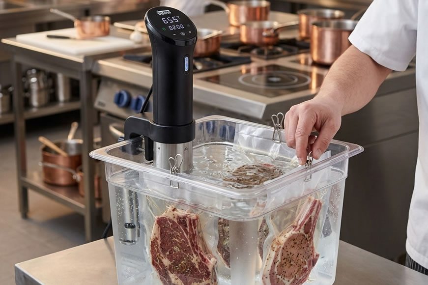 sous vide η τέχνη της ακρίβειας στο μαγείερεμα